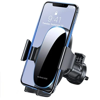 Abbildung von [2021 Upgrade, 2. Generation] Miracase Universal Handyhalterung für Auto, Lüftungsschlitz Handyhalterung, kompatibel mit iPhone 11/11 Pro Max/SE/XR/XS/8 Plus/Samsung S20 Ultral/Note 10 und allen