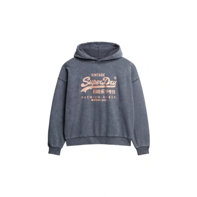 Abbildung von Superdry Kapuzensweatshirt &quot;VL METALLIC RELAXED HOOD&quot;