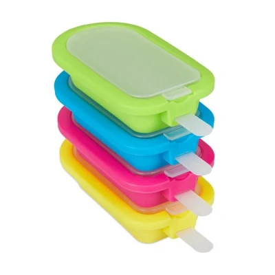 Abbildung von relaxdays Eisform Eisformen 4er Set Silikon