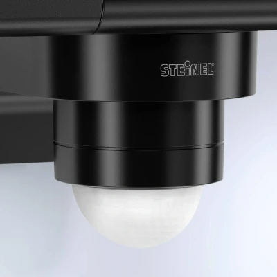Abbildung von Steinel LED Strahler XLED PRO 240 S Schwarz, 19,3 W Flutlicht, Bewegungsmelder, 3000K warmweiß