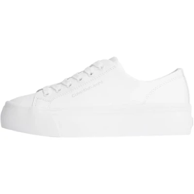 Abbildung von Calvin Klein Jeans Flatform Sneaker low, Damen, Größe: 38, Triple bright white Schuhe