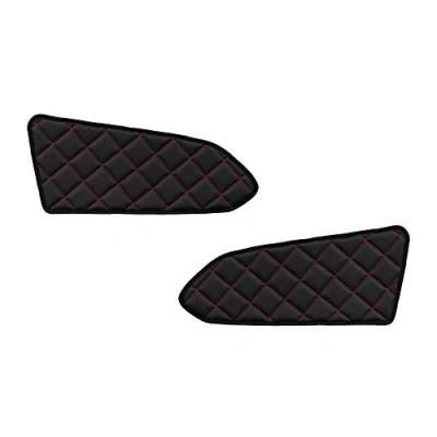 Abbildung von F CORE Türverkleidungen LKW für Mercedes ACTROS MP 4 01.11 01.19 SCHWARZ/ROT