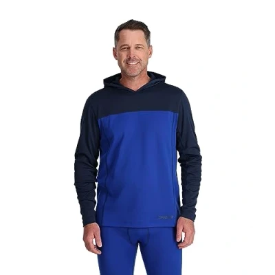 Abbildung von Spyder Charger Kapuzenpullover, Herren, Größe: XL, Electric blue