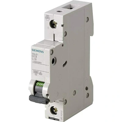 Abbildung von SIEMENS Ingenuity for life 5SL61327 SENTRON Leitungsschutzschalter 230/400V 6kA, 1 polig, C, 32A