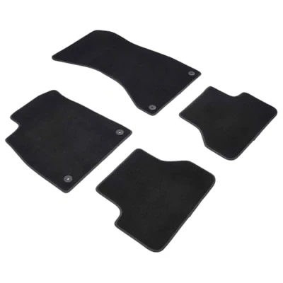 Abbildung von WALSER Premium 80837 Fußmattensatz Polyester, PP (Polypropylen) vorne und hinten anthrazit/schwarz Maßgefertigt