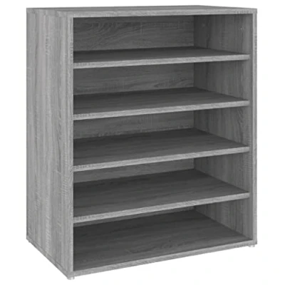 Abbildung von vidaXL Schuhregal Schuhschrank Grau Sonoma 60x35x70 cm Holzwerkstoff, 1 tlg.