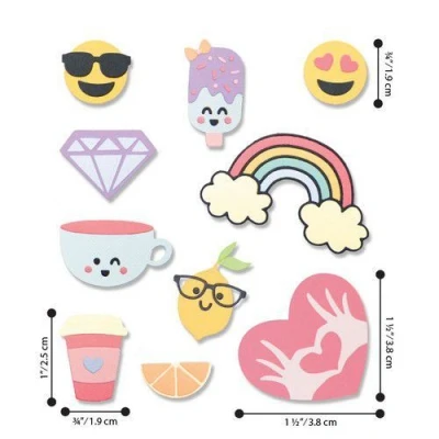 Abbildung von Sizzix Thinlits Stanzformen Set 23PK Spring Icons