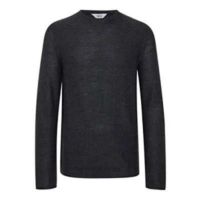 Abbildung von Solid Sdjarah Strickpullover, Herren, Größe: 3XL, Dark grey melange