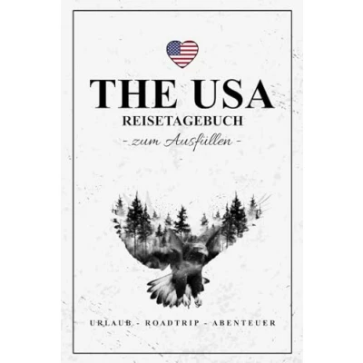 Abbildung von USA Reisetagebuch: Reisebuch zum selber Schreiben und Ausfüllen / Urlaub Must Have Amerika Reisetagebuch inkl. Dankbarkeitsjournal Reise Tagebuch Roadtrip Souvenir