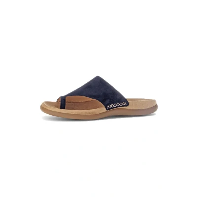 Abbildung von Gabor Damen Pantoletten, Frauen Slipper,Schlupfschuhe,schluepfschuhe,Slides,Slip ons,Backless Slipper,Mules,Gartenschuhe,Atlantik,42 EU / 8 UK