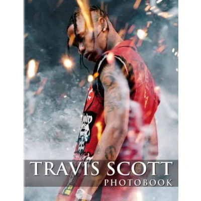 Abbildung von Trαvís Scσtt PhotoBook: Have Fun With 40 High Quality Photos Of A Famous Rapper Gifts For Fans, Boys, Girls To Decor And Relax