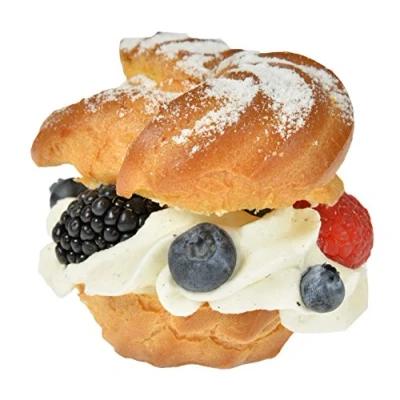 Abbildung von Hobbybäcker Brandteig Backmischung (400 g), Fertigmischung für Windbeutel, Eclairs, Krapfen uvm., Einfache Zubereitung