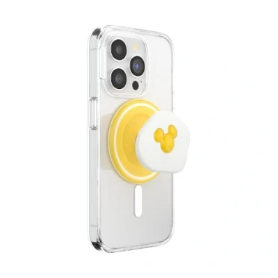 Abbildung von PopSockets: PopGrip Round für MagSafe Inklusive Adapterring Ausziehbarer Sockel und Griff mit einem Austauschbarem Top Smartphones Hüllen Sunny Side