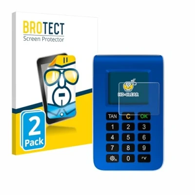 Abbildung von BROTECT (2 Stück Schutzfolie für REINER SCT tanJack photo QR Displayschutz Folie Ultra Klar