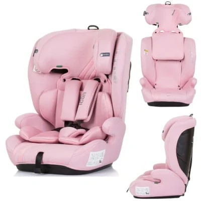 Abbildung von Chipolino Kindersitz Icon i Size (76 150cm) Gruppe 1/2/3, Kopfstütze verstellbar, Farbe:rosa