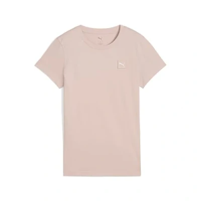 Abbildung von Puma ESS ELEVATED T Shirt Damen Mit Plain Rose Quartz Größe: L