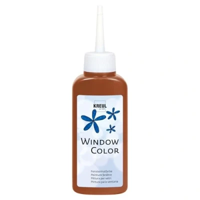 Abbildung von Kreul Bastelfarbe Window Color hellbraun 80 ml