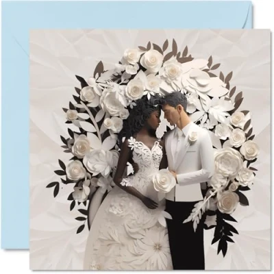 Abbildung von Hochzeitskarten für Paare Have and Hold Glückwunschkarten zur Verlobung, Glückwunschkarte Well Done, 145 mm, Hochzeits Grußkarten Paare, Verlobte, Verlobte (nicht 3D oder Pop Up)