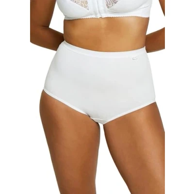 Abbildung von Sans Complexe Damen Simplement Coton B Taillenslip, Blanc, 52