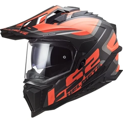 Abbildung von LS2, Motocross Helm Explorer Alter Matt Black Fluo Orange, L