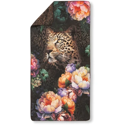 Abbildung von Descanso Sporthandtuch &quot;Mizz&quot;, (Packung, 1 St., stuck sporthandtuch), Mikrofaser, 50x100, Schnelltrocknend, Reise Sport, Wendeoptik, Leopard