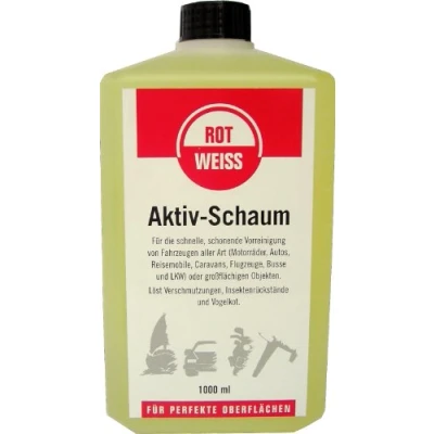 Abbildung von Rotweiss 1 Stück Aktiv Schaum Konzentrat 1000ml Auto Shampoo Glanz Pflege