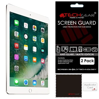 Abbildung von TECHGEAR (2 Stück Matte Displayschutzfolien für iPad 9,7 2018 / 2017 Blendschutz Schutzfolie (6. Gen.) &amp; (5.
