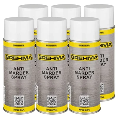 Abbildung von BREHMA 6X Antimarderspray Marderschreck Marder Spray Marderabwehr 400ml mit Griff