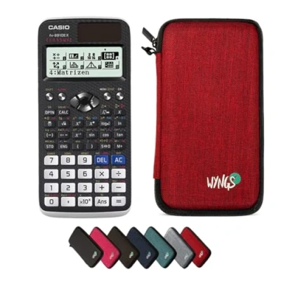 Abbildung von CALCUSO Sparpaket Rot mit Taschenrechner Casio FX 991DE X ClassWiz