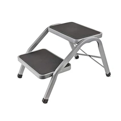 Abbildung von HABA Doppeltrittstufe 634x381x380mm gummiert 4kg geprüft bis 150 kg Grau (Tritt)