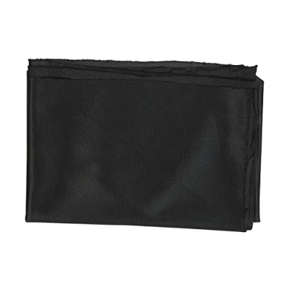 Abbildung von Cuifati Lautsprecher Grill Tuch, 140 X 91 cm Tuch Mesh Stoff Staubdichte Schutzhülle Grill(Schwarz)