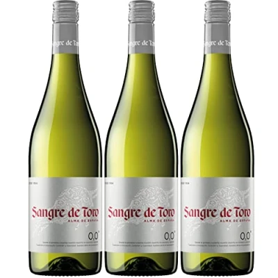 Abbildung von Miguel Torres Sangre de Toro Blanco 0.0 Weißwein alkoholfrei Wein trocken vegan Spanien Inkl. FeinWert E Book (3 x 0,75l)