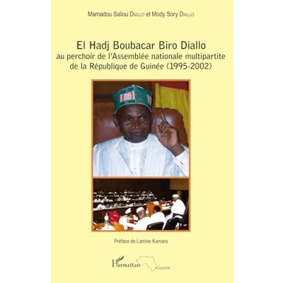 Abbildung von El Hadj Boubacar Biro Diallo au perchoir de l&#039;Assemblée nationale multipartite la République Guinée (1995 2002)