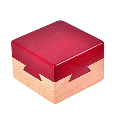 Abbildung von Zernnis Wood Magic Puzzle Brain Teaser Lock Box für Intelligence Games