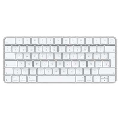 Abbildung von Apple Magic Keyboard mit Touch ID für Mac Modelle Chip Spanisch ​​​​​​​