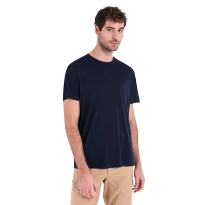 Abbildung von Icebreaker MEN TECH LITE TEE Sport Tshirt, Herren, Größe: XXL, Midnight navy