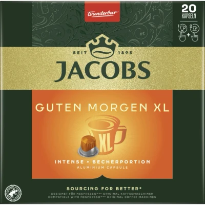 Abbildung von Jacobs Guten Morgen XL Intense, 20 Kapseln, 0.114 von FROG.coffee