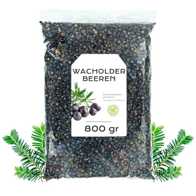 Abbildung von Wacholderbeeren 800g Ganz Wacholder Tee Bulk Kräutertees Natürliche Eigenschaften (800 gr)