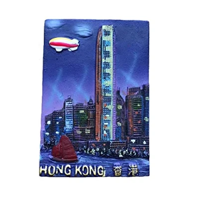 Abbildung von wedaredai Hongkong 3D Kühlschrank Magnet, Tourist Souvenirs, Attraction Violett Creative Home und Küche Dekoration, Förderung Geschenk