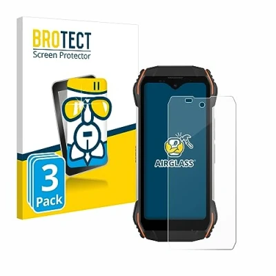 Abbildung von BROTECT Schutzglas für Blackview N6000 (3 Stück) Schutzfolie Panzer Folie Glas [Extrem Kratzfest 9H, Anti Fingerprint, Ultra Transparent]
