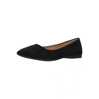 Abbildung von Elara Damen Ballerina Bequeme Slip Ons Flach Chunkyrayan P B3039 Schwarz 37