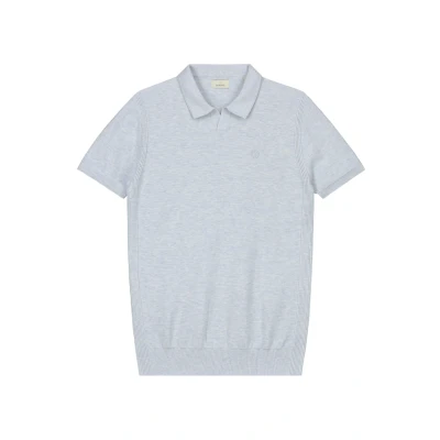 Abbildung von Dstrezzed Herren Mercury Short Sleeve Polo Sweater, Lt. Blue, L EU