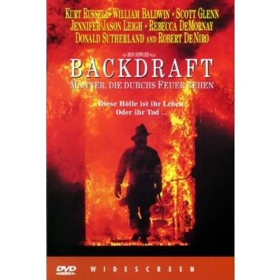 Abbildung von Backdraft Männer, die durchs Feuer gehen