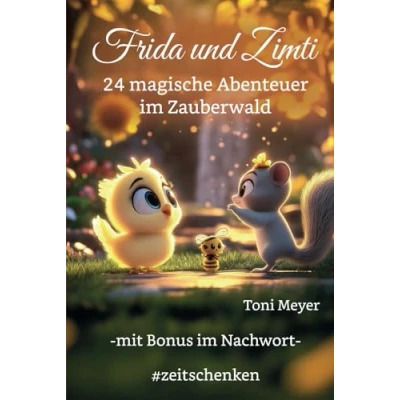 Abbildung von Frida und Zimti 24 magische Abenteuer im Zauberwald: Besonders hochwertig: Hardcover mit Premium Druck Vorlesegeschichten für Kinder Alternative zum Weihnachtskalender