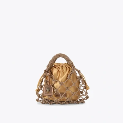 Abbildung von KURT GEIGER SM Macrame Crystal Bag Bronze