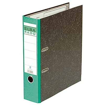 Abbildung von Elba Recycling Ordner A4, Rado Wolkenmarmor, 8 cm breit, grün, 1 Stück