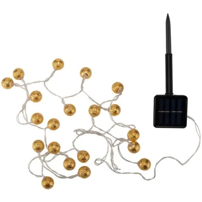 Abbildung von Pauleen Lichterkette Sunshine Glamour, 1 flammig, 20 Solarbetrieben