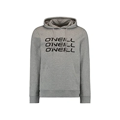 Abbildung von O&#039;Neill Herren Triple Stack Hoodie Sweatshirt, Grau (Silver Melee), XL