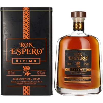 Abbildung von Espero Ultimo Rum I 700 ml Flasche 42% Volume Premium Blend aus Barbados Geschenkbox
