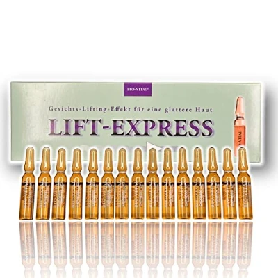 Abbildung von Original Luxuriöse Ampullen für strahlende Haut 15 x 2ml Anti Aging Regeneration Dekollete, Hals &amp; Gesicht (Lift Express)